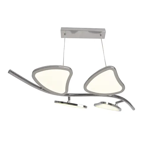 Люстра светодиодая подвесная лепестки белая Sirius 2901-4P (64W) - фото 2