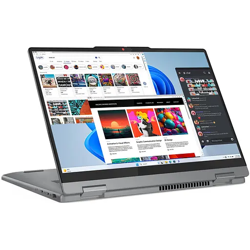 Ноутбук Lenovo IdeaPad 5 2-in-1 14IRH9 i5-13420H la 46GHz,сенсорний,16GB LPDDR5x,1TB,UHD,Без ОС - фото 7