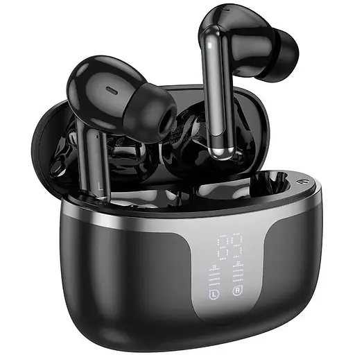 Наушники беспроводные Hoco EQ10 Plus TWS stereo гарнитура черная - фото 1