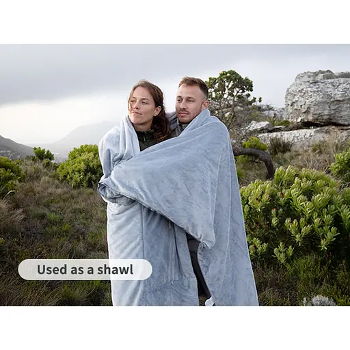 Спальный мешок - подушка Naturehike CNK2300SD022, светло-серый - фото 8