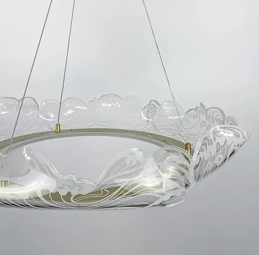 Элегантная люстра в виде волн Ст. D 5022 | Line F - фото 3