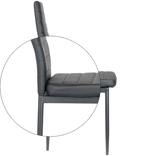 Стул Doros Зита Черный 42х54х96 (42005097) - фото 4