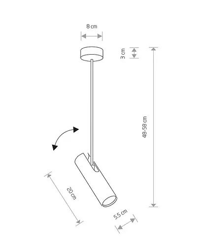 Спот Nowodvorski 6502 EYE SUPER BLACK - фото 2