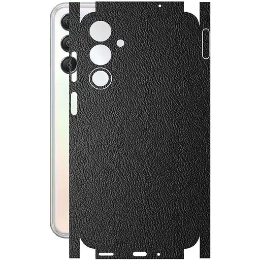 Захисна плівка StatusSKIN для Samsung Galaxy M35 M356 Корпус Вініл Шкіра чорна - фото 1