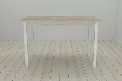 Кухонный стол Ferrum-decor Марио 75x120x70 Белый ДСП Сонома 16мм (FRD-106326) - фото 2