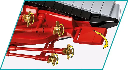 Конструктор COBI корабель 1:300 USS ARIZONA BB39 4843 - фото 7