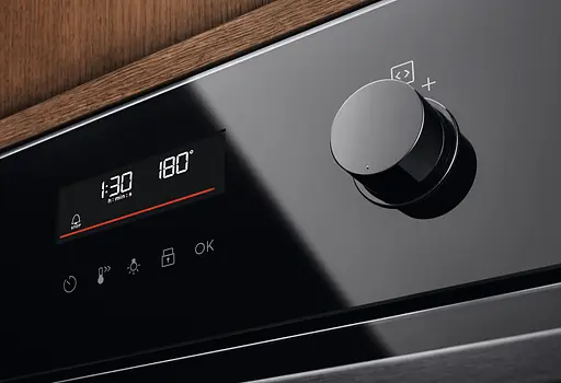 Духовой шкаф электрический Electrolux 72 л A++ дисплей конвекция пиролиз телескопические направляющие черный - фото 5