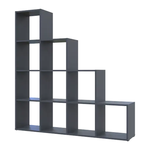 Стеллаж Doros Степь 4х4 Графит открытый 136.2х28.8х140.7 (41516167) - фото 3