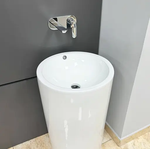 Умивальник VBI Matera white підлоговий VBI-019001, Білий - фото 3