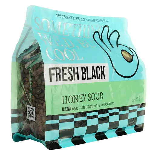 Кава в зернах Fresh Black Honey Sour 1 кг - фото 2
