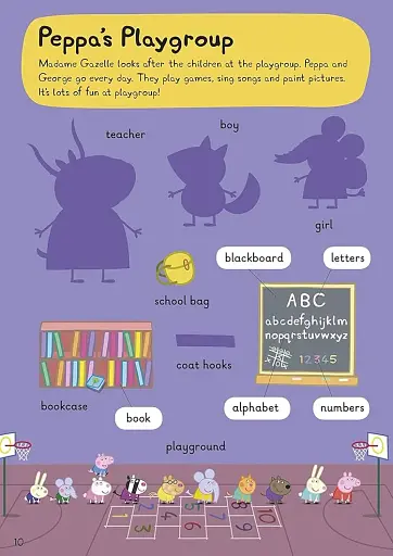 Peppa Pig. 1000 First Words. Sticker Book - фото 4