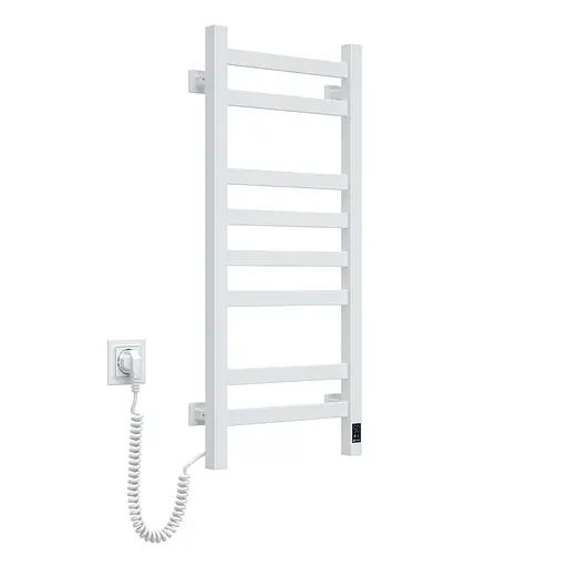 Електрична рушникосушка Navin Авангард 360x800 Sensor лівобічна з таймером, біла 00-044050-5080, Білий, Ліве, Електронний - фото 3