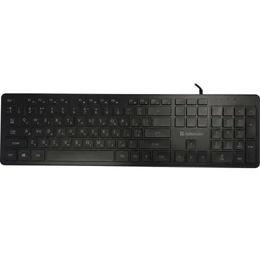 Клавіатура Defender Balance LQ LED USB UA Black (450790) - фото 1
