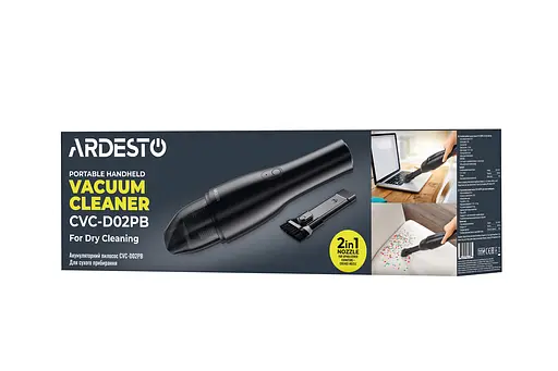 Пылесос автомобильный Ardesto 10 Вт автон. работа до 12 мин HEPA вертикальное хранение черный - фото 6
