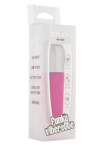 Вібратор для клітора Toy Joy Funky Viberette 10.5 см рожевий - фото 2