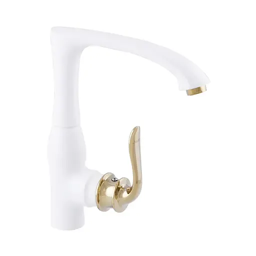 Змішувач для кухні Zerix Z40219-7 ZX0491 Білий матовий - фото 1