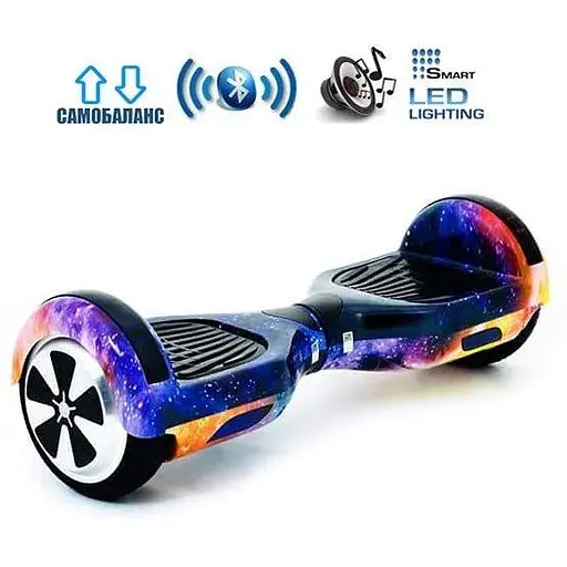 Гироборд Smart Balance Wheel U6 Pro + Autobalance 6.5&quot; Галактика  - фото 5