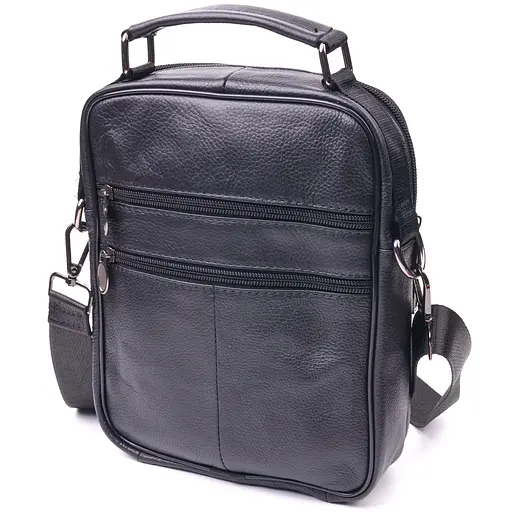 Чоловіча шкіряна сумка Vintage 19,5х25х6 см sum0022412 - фото 2