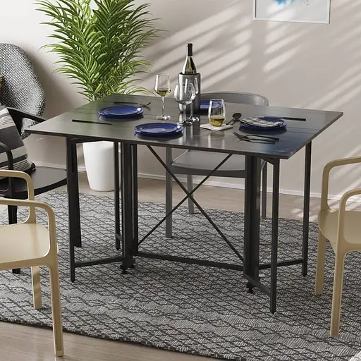 Стіл-книга трансформер Спайдер Ferrum-decor 750x1150x880 Чорний метал ДСП Сосна Кембра 16 мм (FRD-105090)