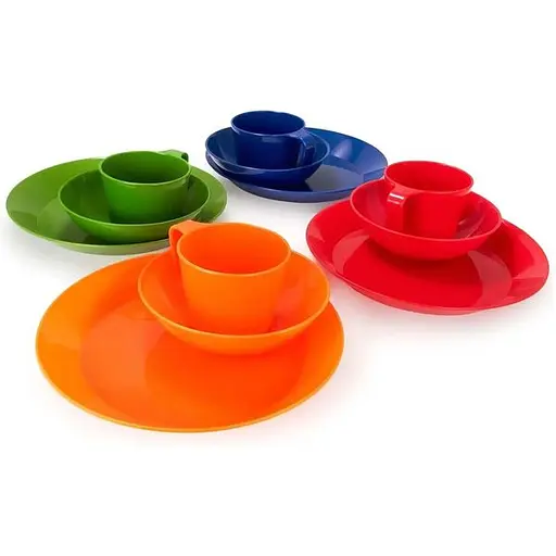 Набір посуду GSI Outdoors Cascadian 4 Person Table Set Multi (1099-77400)