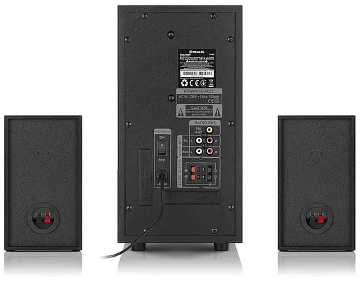 Акустична система Real-EL 2.1 M-555 Black (EL121300013) - фото 4