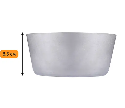 Хлібна форма алюмінієва для випікання круглого хліба Л17 Ø 18.7 см, Полімет 83384 - фото 10