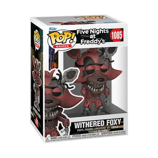 Фігурка Funko Pop Фанко Поп П'ять ночей з Фредді Фоксі Withered Foxy 10 см FNAF WF 1085 - фото 3