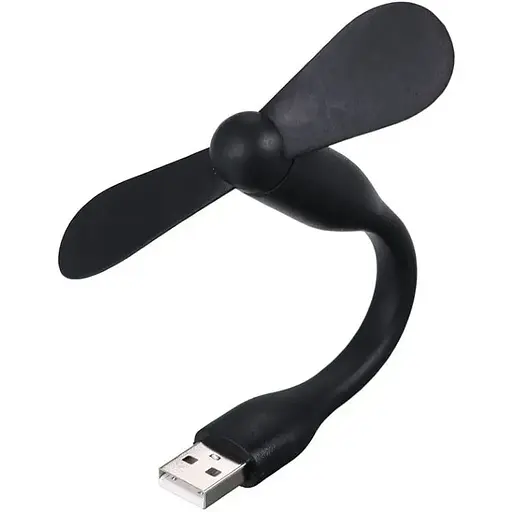 Вентилятор мобильный USB черный - фото 1
