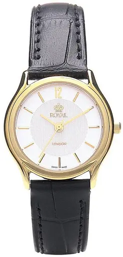 Женские классические наручные часы Royal London 50001-05 кварцевые с кожаным ремешком
