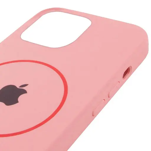 Чохол Epik Silicone Case Full Protective AA with MagSafe для Apple iPhone 11, 6.1 Рожевий/Light pink - фото 4