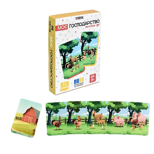 Настільна гра "Моє господарство" Strateg 30667, 98 карток - фото 3