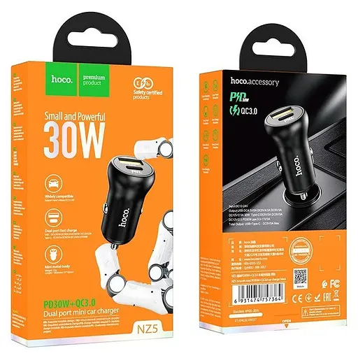 Зарядний пристрій Hoco NZ5 PD30W+QC3.0 - фото 3