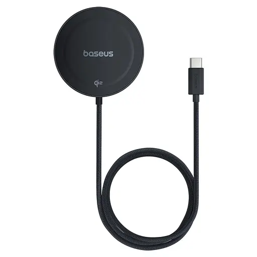 БЗП Baseus Simple Mini4 Magnetic Wireless Charging Stand 15W (P10273300121-02) Cosmic Black - фото 2