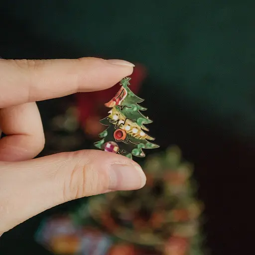 Пазл деревянный Праздничная Елка, А5, 35 элементов, Деревянная коробка - фото 4