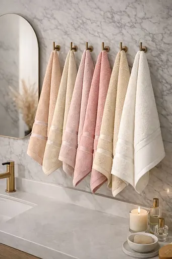 Набір турецьких рушників для ванної 50x90 см 6 шт TC303376178 - фото 3