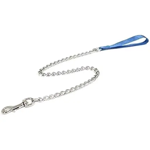 Повідець-ланцюжок Croci нейлон 1.1 м х 2 мм синій - фото 2