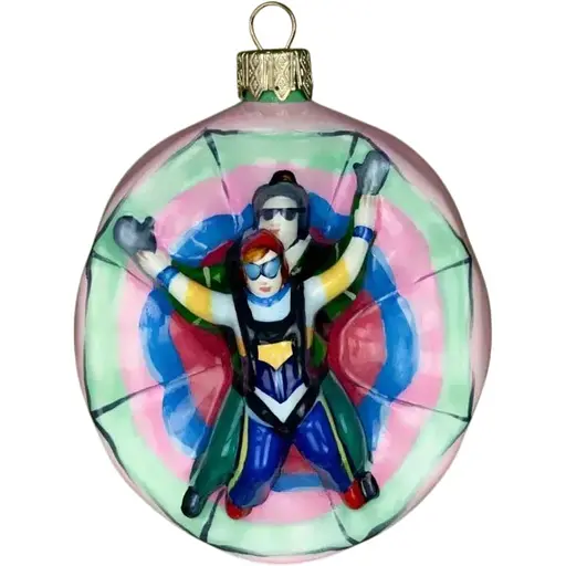Ялинкова прикраса Різдвяні історії Парашутист скло (4820001064377)