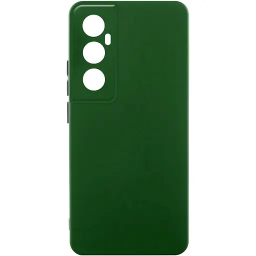 Чехол Silicone Cover Lakshmi Full Camera (AA) для Realme C65 4G Зеленый / Dark green