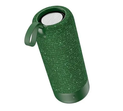 Портативная беспроводная Bluetooth-колонка TG-619C с мощным звучанием LED-подсветкой и ремешком для переноски Зеленый - фото 3
