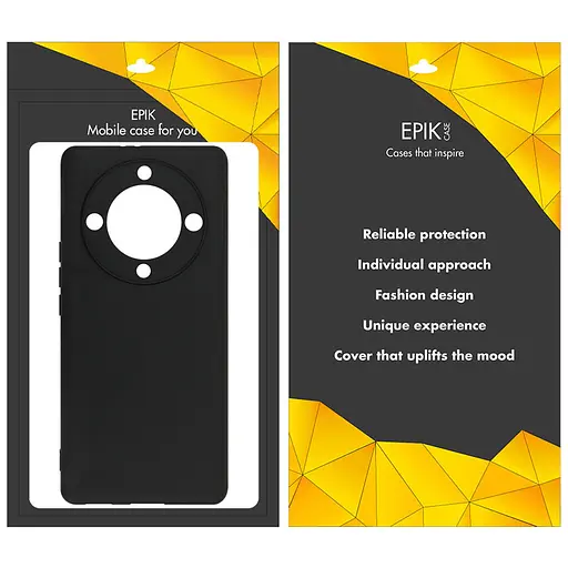 Чехол TPU Epik Black Full Camera для Huawei Magic6 Lite Черный - фото 2