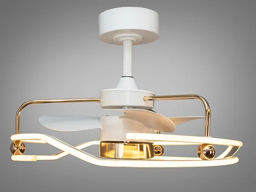 Люстра-вентилятор Romin з пультом для дитячої кімнати 28W - фото 3