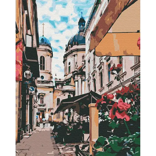 Картина по номерам Львовская улочка Brushme 40x50 см разноцветная 000276891