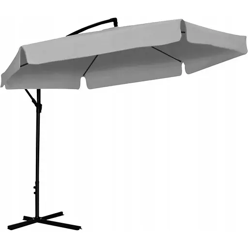 Садовый зонт GardenLine GAO5316 Banana с LED подсветкой Gray [144793] - фото 3