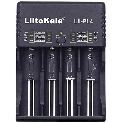 Зарядное устройство для LiitoKala Lii-PL4, 4x(LiOn/LiFePO4/NiMH/NiCd)