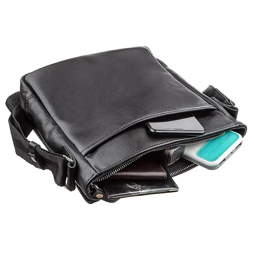 Сумка кожаная мужская SHVIGEL 22х21х7,5 см sum0012805 - фото 3