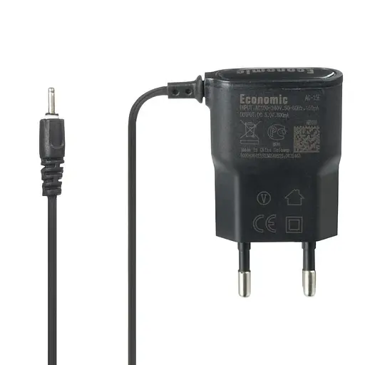 Зарядний пристрій Nokia тонкий штекер 2 мм Economic - фото 1