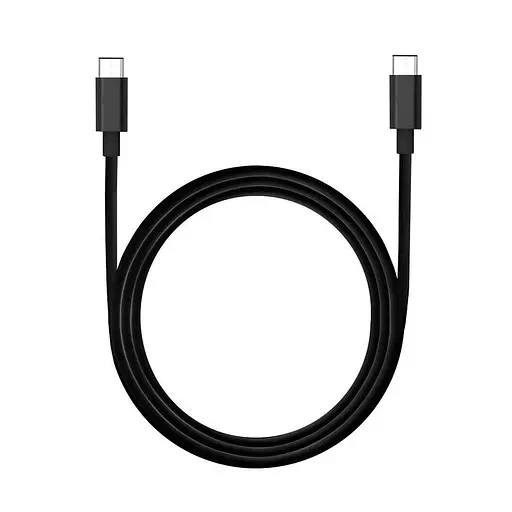 Кабель Type-C - Type-C male to male чорний 1.8 метра - фото 1