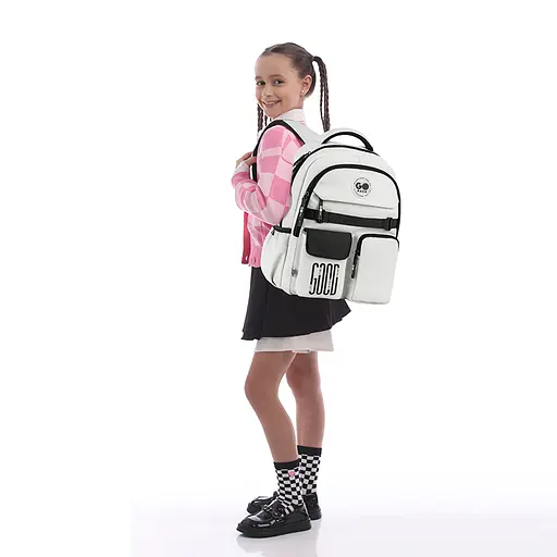 Рюкзак GoPack Education 183 светло-серый Серый (GO26-183M-2) - фото 16