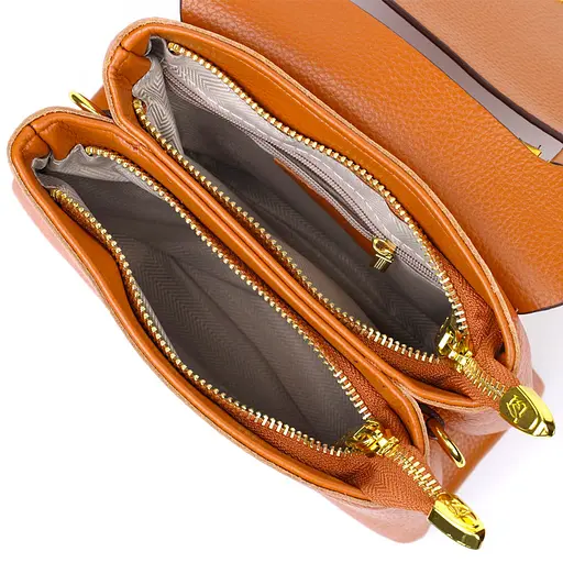 Сумка кожаная женская Vintage 20.5х13х8 см sum0022673 - фото 5