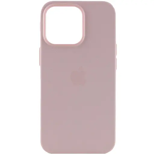 Чехол Epik Silicone case AAA with Magsafe and Animation для Apple iPhone 13 Pro 6.1 Розовый/Chalk Pink - фото 2